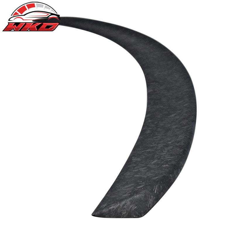 Fits 12-26 Tesla Model S OE Style Rear Trunk Spoiler Matte Forged Carbon Fiber