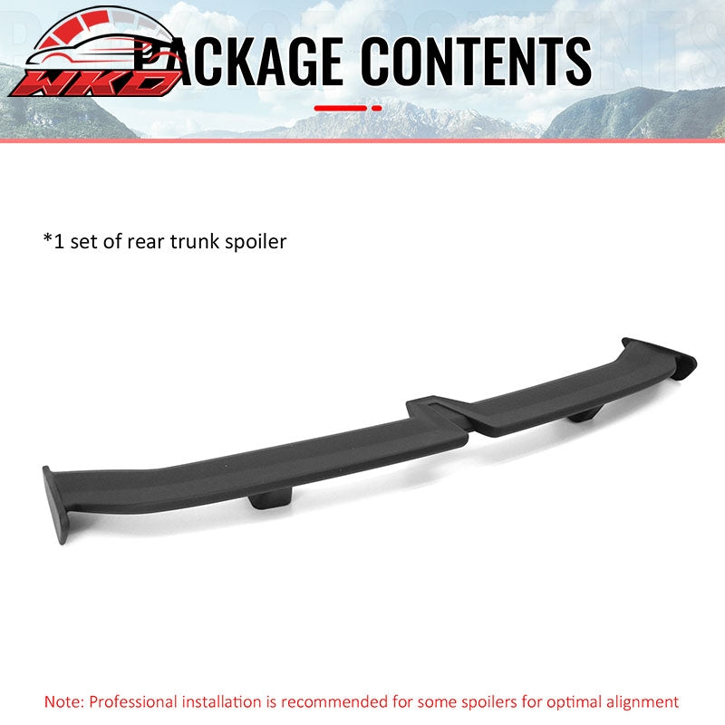 Fits 20-26 Tesla Model Y 54" PRO Style Rear Trunk Spoiler Wing Gloss Black ABS