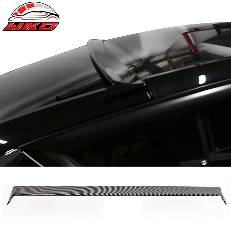 Wholesale 20-25 Tesla Model Y Carbon Fiber Print Rear Roof Spoiler Wing Lip Shade ABS