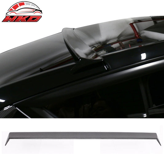 Wholesale 20-25 Tesla Model Y Carbon Fiber Print Rear Roof Spoiler Wing Lip Shade ABS