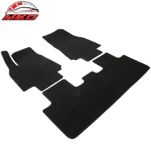 Wholesale 20-25 Tesla Model Y 4-Door Floor Mats Carpet Front & Rear Nylon Black 3PCS