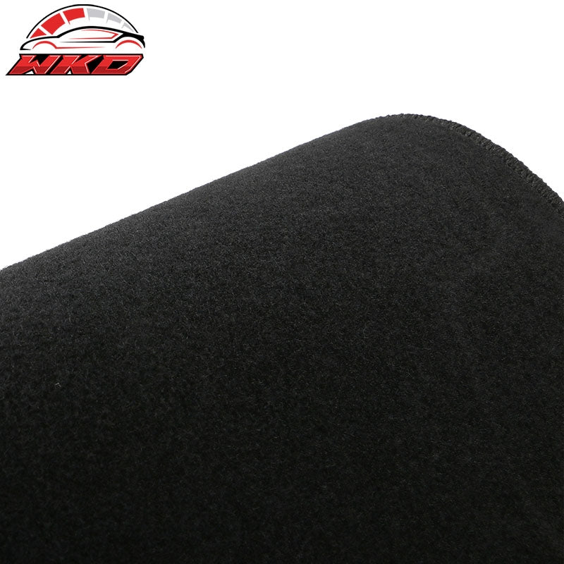 Fits 20-25 Tesla Model Y 4-Door Floor Mats Carpet Front & Rear Nylon Black 3PCS