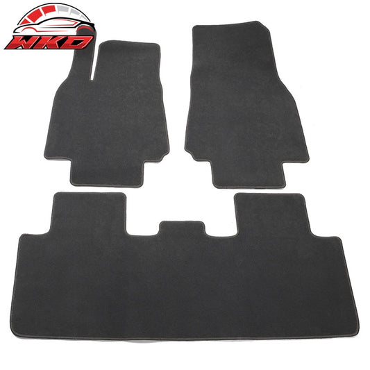 Wholesale 20-25 Tesla Model Y 4-Door Floor Mats Carpet Front & Rear Nylon Gray - 3PCS