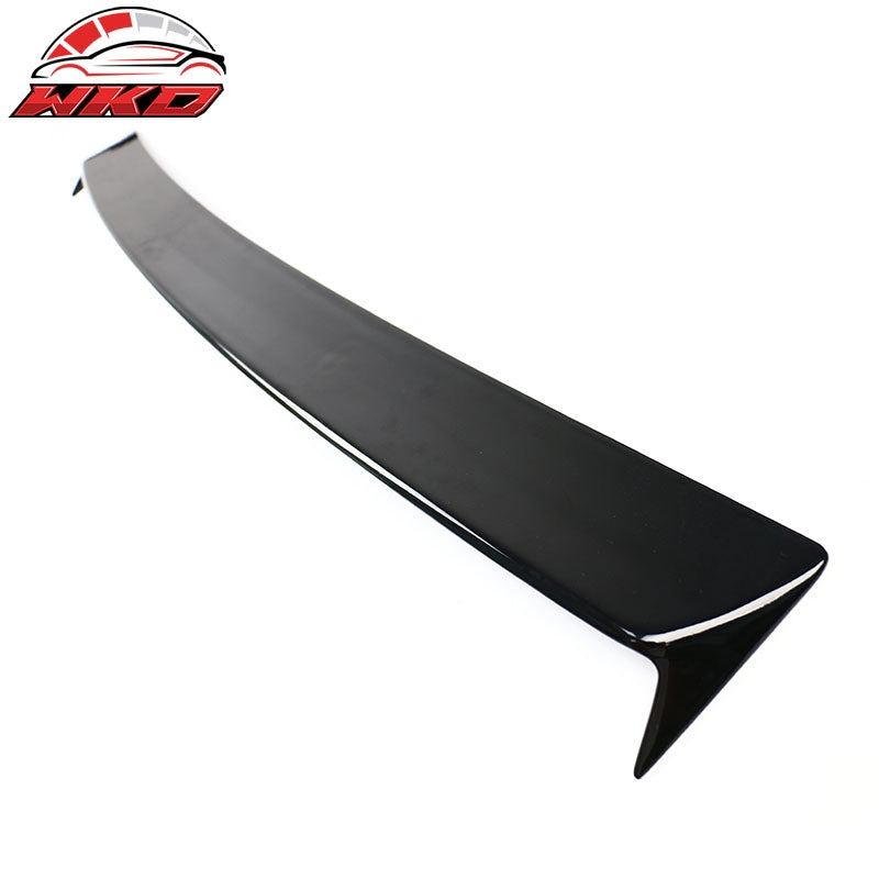 Fits 20-25 Tesla Model Y Gloss Black Rear Roof Spoiler Wing Lip Windshield ABS