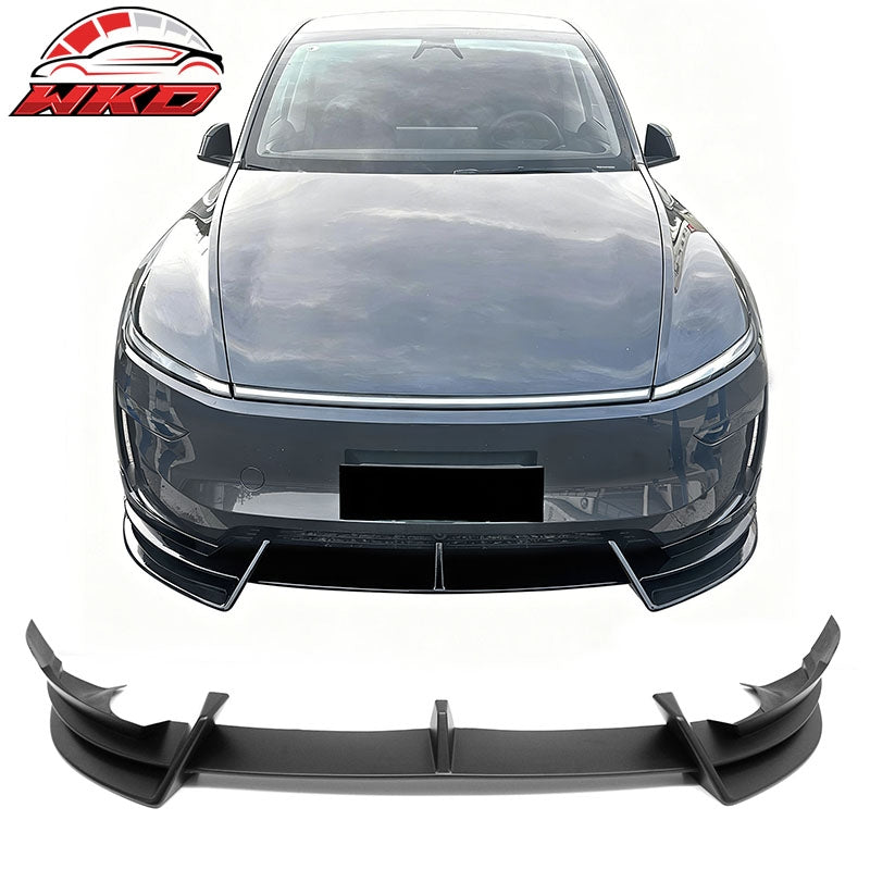 Wholesale 2026 Tesla Model Y Juniper Premium IKON Front Bumper Lip Matte Black 3PCS