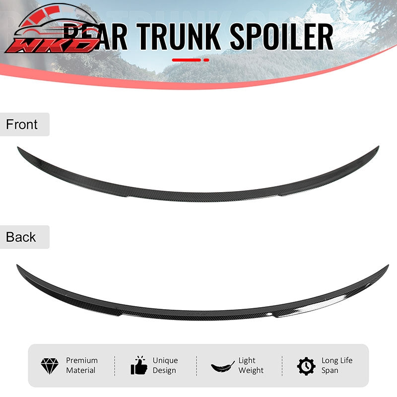 Wholesale 2026 Tesla Model Y Juniper V Style Trunk Spoiler Carbon Fiber Print ABS - Wikond Auto