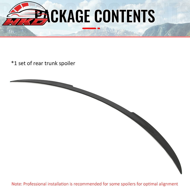 Wholesale 2026 Tesla Model Y Juniper V Style Trunk Spoiler Carbon Fiber Print ABS - Wikond Auto