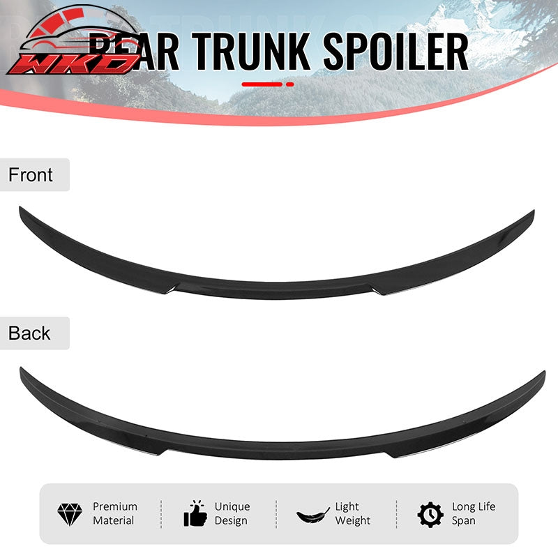 Wholesale 2026 Tesla Model Y Juniper V Style Trunk Spoiler Gloss Black Rear Wing ABS - Wikond Auto