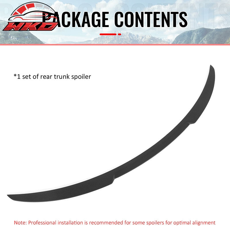 Wholesale 2026 Tesla Model Y Juniper V Style Trunk Spoiler Matte Black Rear Wing ABS - Wikond Auto