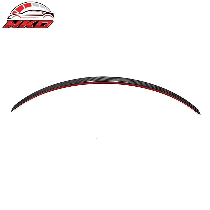 Fits 20-25 Tesla Model Y OE Style Rear Trunk Spoiler Wing Real Carbon Fiber CF