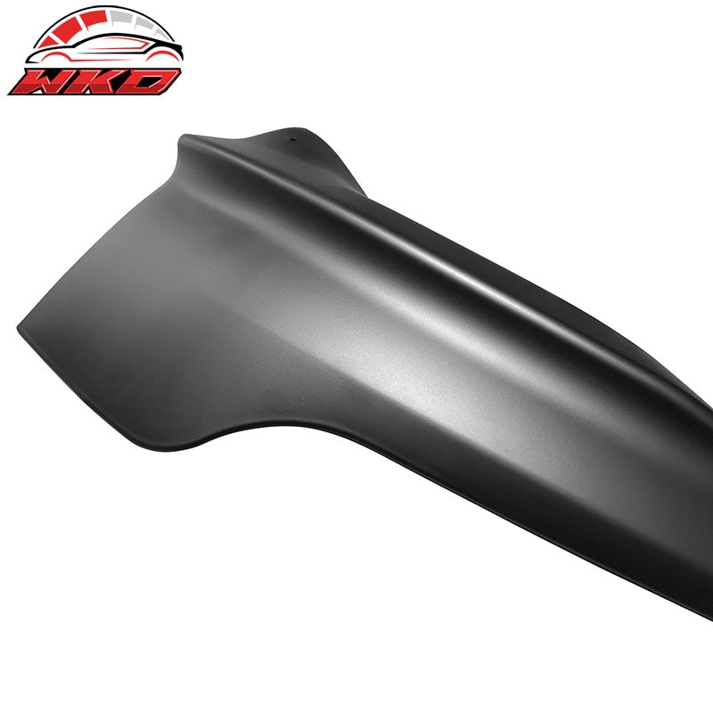 Fits 20-25 Tesla Model Y PP Front Bumper Splitters Corner Winglets - Matte Black