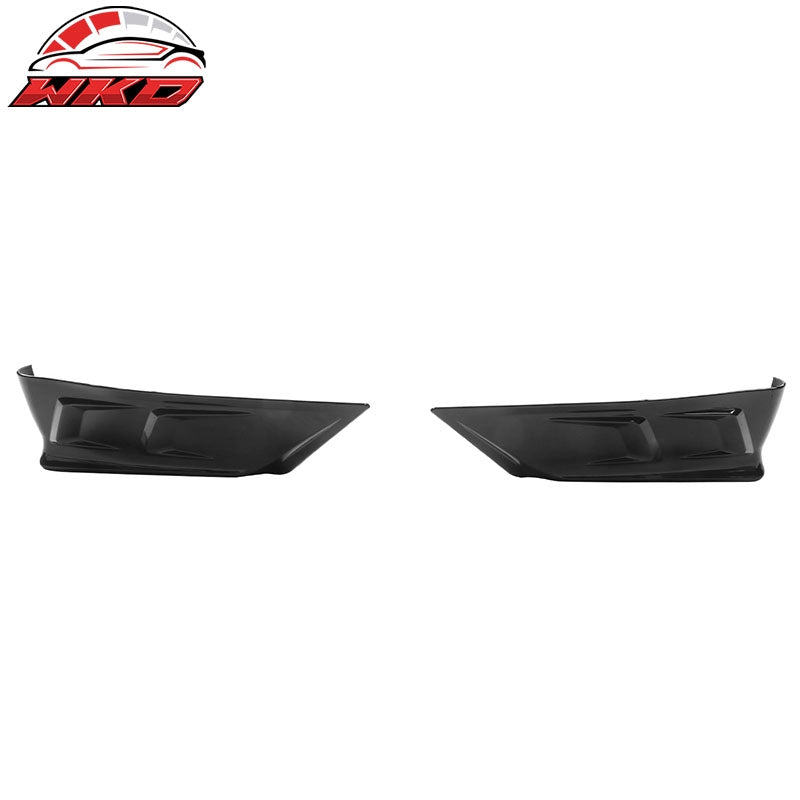 Wholesale 20-25 Tesla Model Y Gloss Black Rear Bumper Spoiler Splitters PP 2PC Aprons