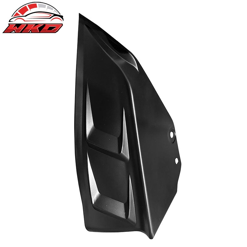Fits 20-25 Tesla Model Y Matte Black Rear Bumper Spoiler Splitters PP 2PCS Apron