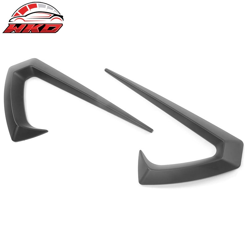 Fits 20-23 Tesla Model Y Matte Black Side Fender Camera Vent Cover Decor Trim