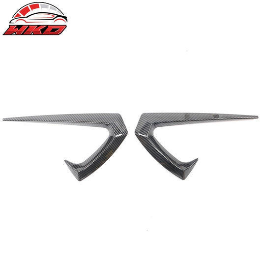 Wholesale 20-23 Tesla Model Y Carbon Fiber Print Side Fender Camera Vent Cover Trim