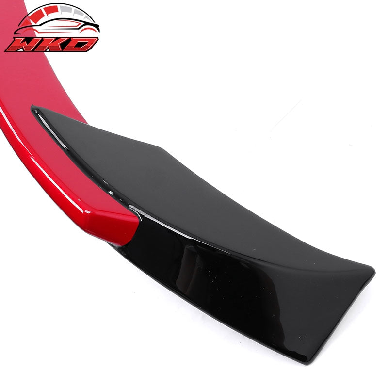 Fits 20-25 Tesla Model Y Sport Style Trunk Spoiler Wing ABS Gloss Black & Red