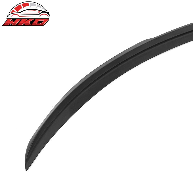 Fits 20-25 Tesla Model Y Trunk Spoiler Matte Black ABS Rear Deck Lid Boot Wing