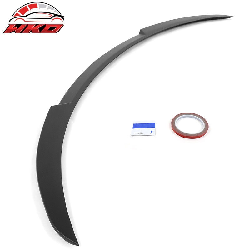 Fits 20-25 Tesla Model Y Trunk Spoiler Matte Black ABS Rear Deck Lid Boot Wing