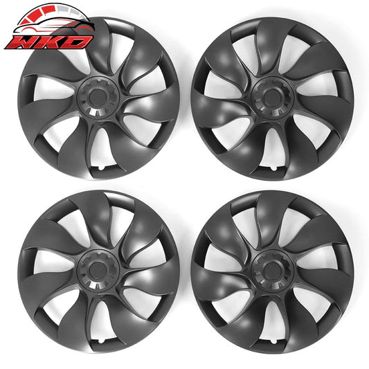 Wholesale 20-24 Tesla Model Y 19'' Wheel Covers Symmetry Design Hub Cap Gunmetal ABS