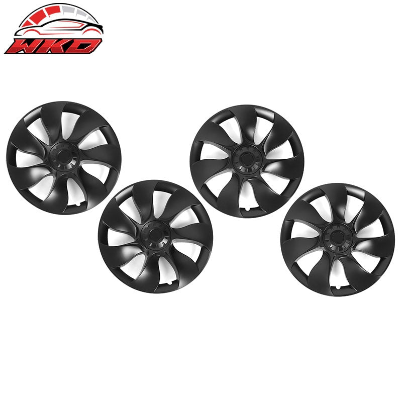 Wholesale 20-24 Tesla Model Y 19'' Symmetry Design Wheel Covers Hubcaps Matte Black