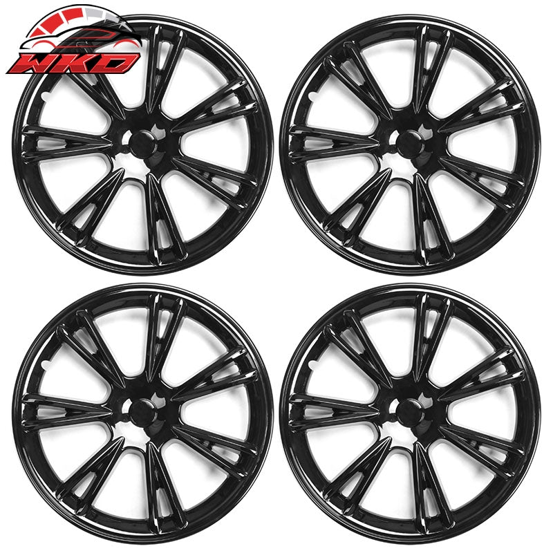 Wholesale 20-24 Tesla Model Y 19'' Arachnid Wheel Hubcaps Rim Covers Gloss Black 4PCS