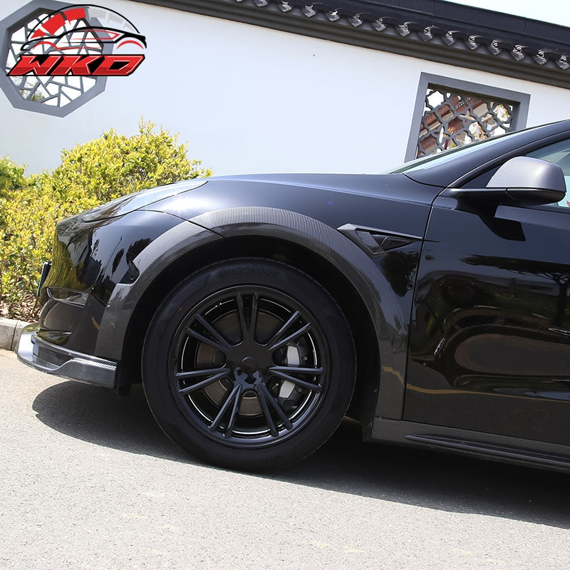 Fits 20-24 Tesla Model Y 19'' Arachnid Wheel Hubcaps Rim Covers Gloss Black 4PCS
