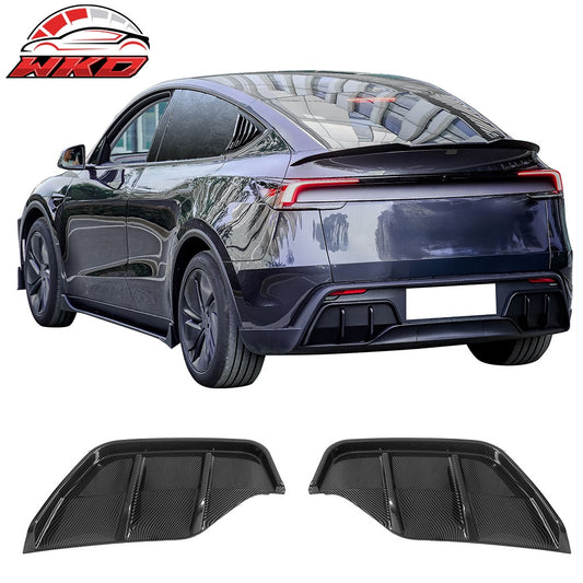 Wholesale 25-26 Tesla Model Y Juniper Rear Bumper Side Apron Carbon Fiber Print Cap