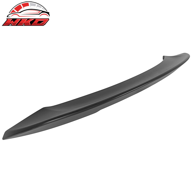 Fits 17-23 Tesla Model 3 S Style Rear Trunk Spoiler Wing Lip Unpainted Black ABS