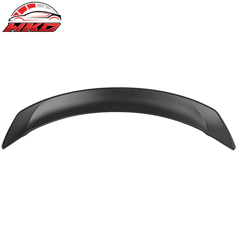 Fits 17-23 Tesla Model 3 S Style Rear Trunk Spoiler Wing Lip Unpainted Black ABS