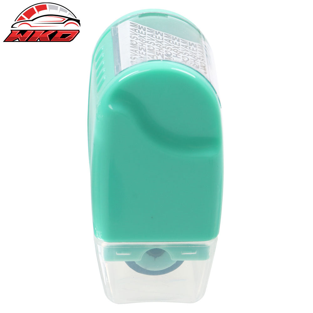 Wholesale 0.67in ID Protection Guard Wide Roller Stamp w/ 3ink Refill Green - Bulk Orders & Dealer Pricing Available - Wikond Auto