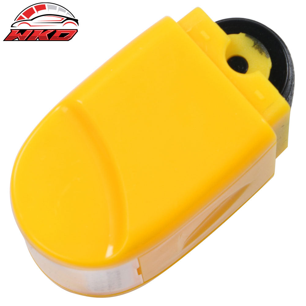 Wholesale 0.67in ID Protection Guard Wide Roller Stamp w/ 3ink Refill Yellow - Bulk Orders & Dealer Pricing Available - Wikond Auto