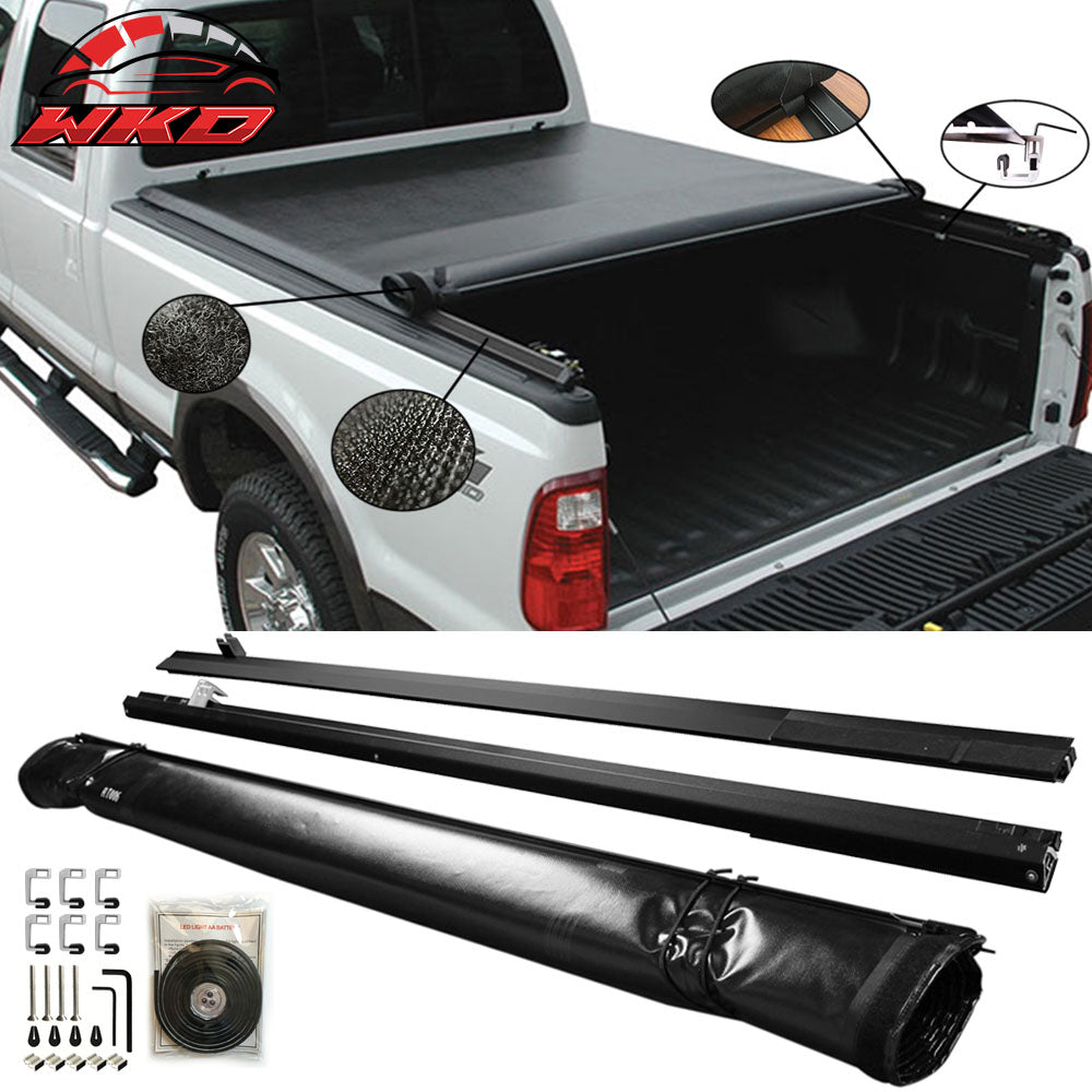 Fits 16-22 Toyota Tacoma 60 Inch 5FT Short Bed Lock Soft Roll Up Tonneau Cover