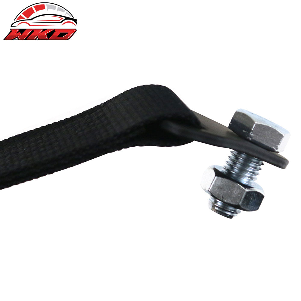 5700lbs Universal Black Tow Strap Decorative Racing Trailer Belt With IKON Logo