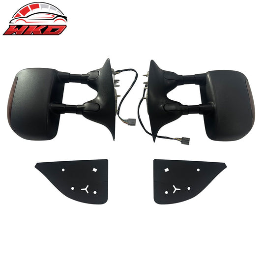 03-07 Ford F250/F350 Super Duty Towing Mirrors Texture Cover w/ Turn Signal | Wholesale