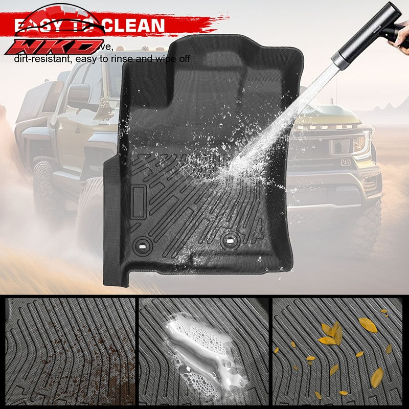 Fits 10-12 Toyota 4Runner & 10-13 Lexus GX460 Anti-Slip Floor Mats TPE Carpets