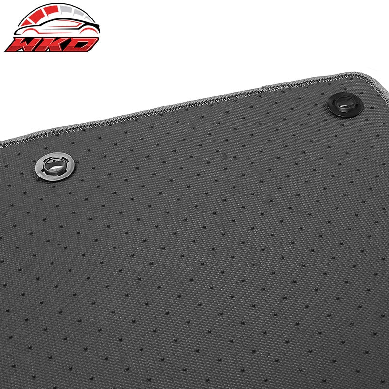 Fits 14-24 Toyota 4Runner 14-23 Lexus GX460 Nylon Floor Mats Liner Gray Carpets