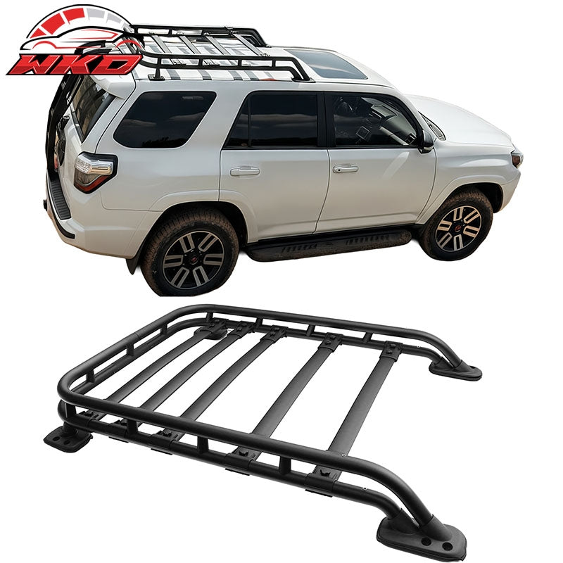Wholesale For 10-24 Toyota 4Runner T Style Adjustable Cargo Basket Cross Bars Aluminum 5PC