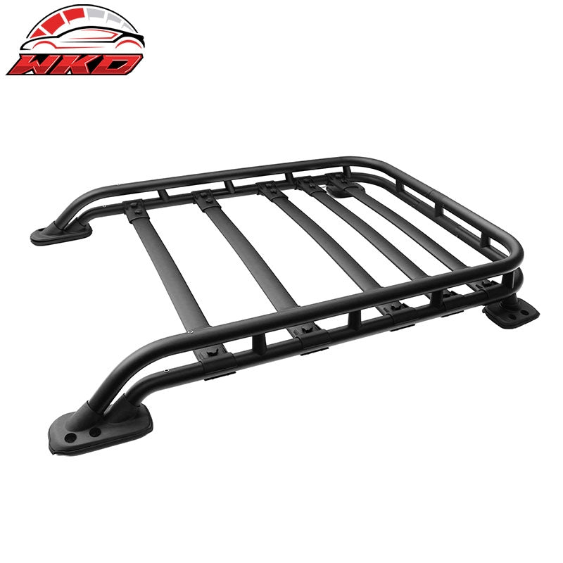 For 10-24 Toyota 4Runner T Style Adjustable Cargo Basket Cross Bars Aluminum 5PC