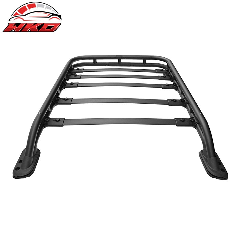 For 10-24 Toyota 4Runner T Style Adjustable Cargo Basket Cross Bars Aluminum 5PC