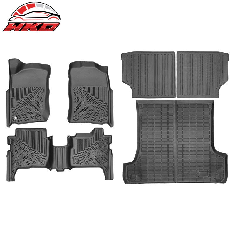 Wholesale 96-02 Toyota 4Runner TPE All Weather Floor Mats + Trunk Mat + Backrest Mats