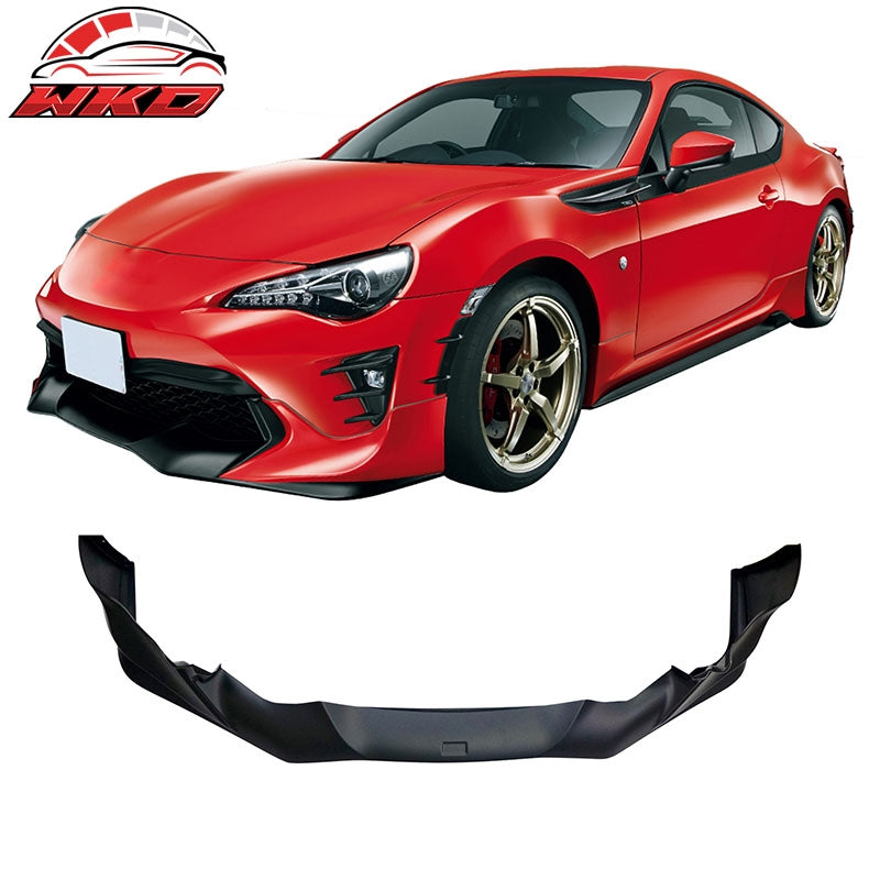 Wholesale 17-20 Toyota 86 GT86 FT86 TRD Style Unpainted Black Front Bumper Lip - PP