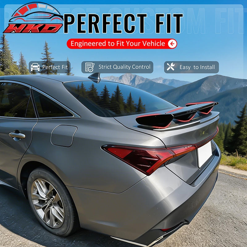 Wholesale 19-22 Toyota Avalon 54" PRO Style Rear Trunk Spoiler Wing Matte Black ABS - Wikond Auto