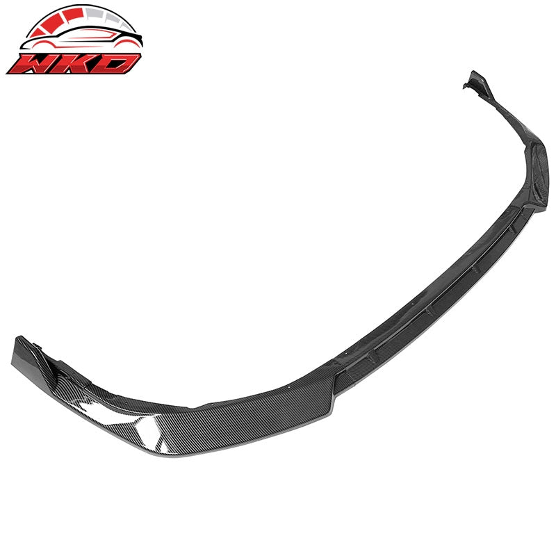 For 21-24 Toyota Camry 3PCS Front Bumper Lip Carbon Fiber Print