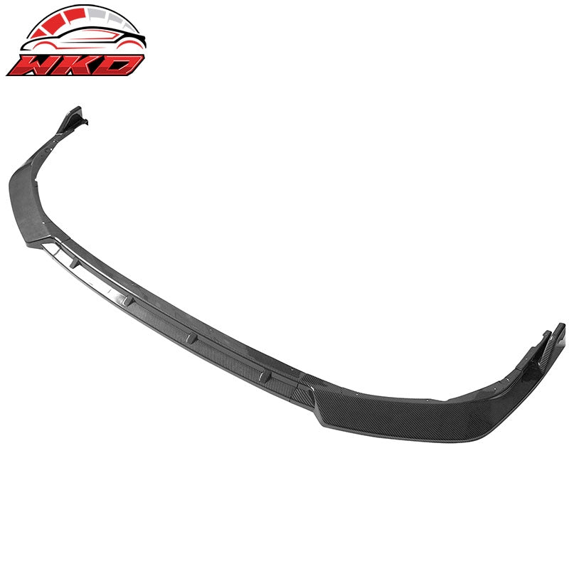 For 21-24 Toyota Camry 3PCS Front Bumper Lip Carbon Fiber Print