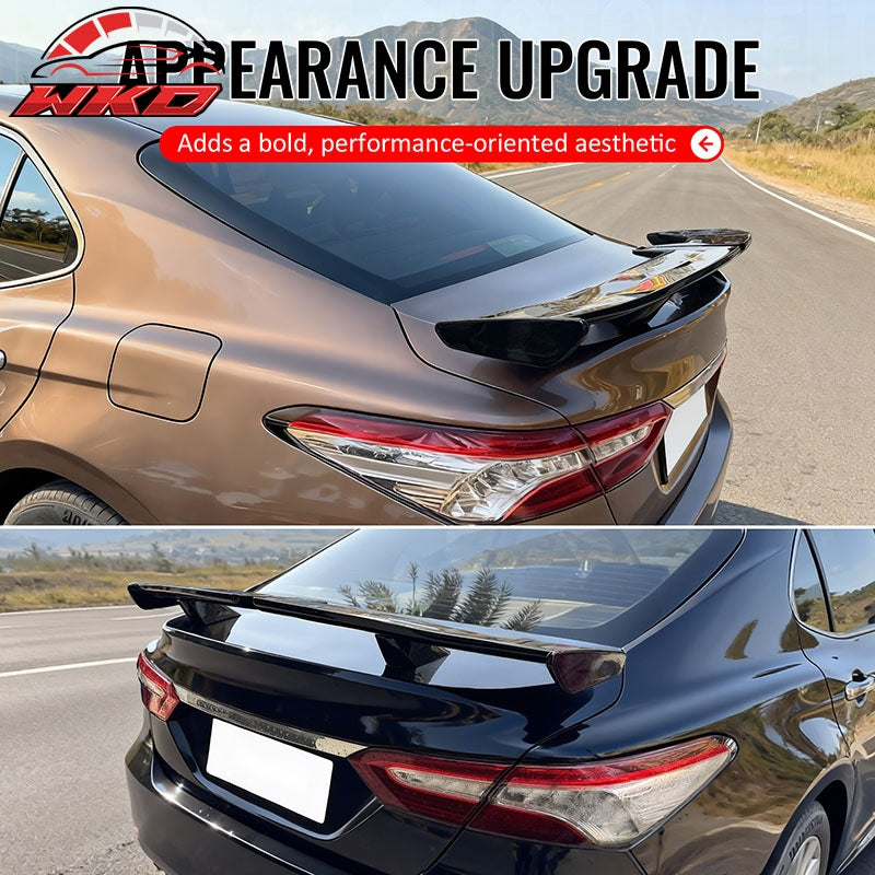Wholesale 18-24 Toyota Camry 54" PRO Style Rear Trunk Spoiler Wing Matte Black ABS - Wikond Auto