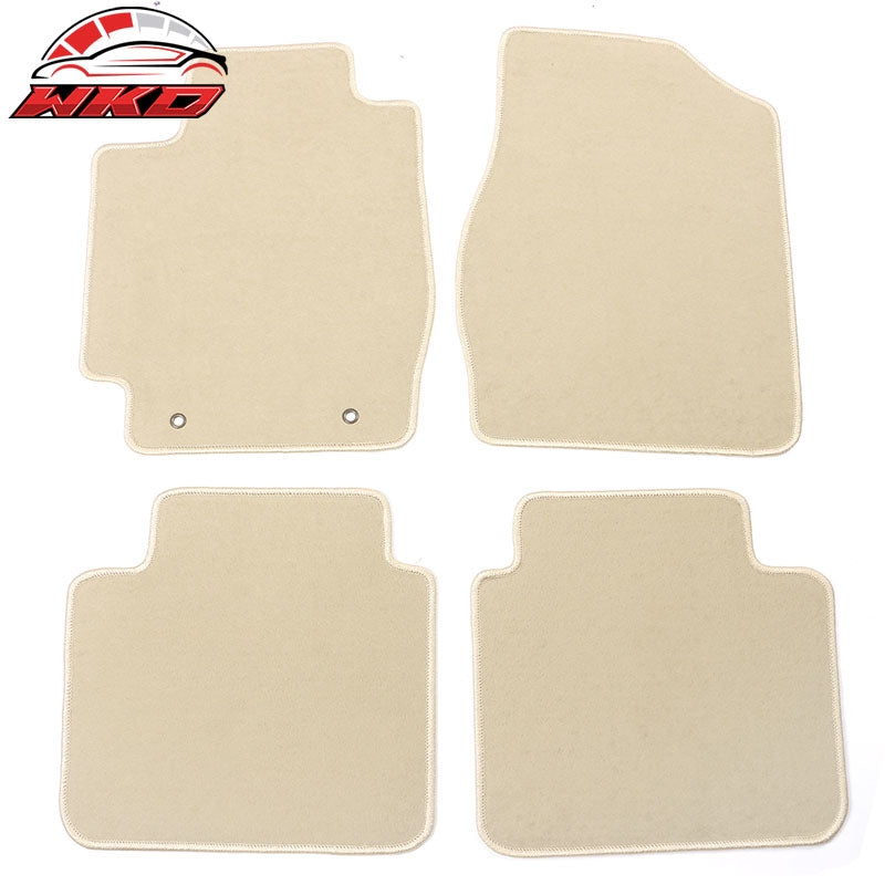 Wholesale 02-06 Toyota Camry Car Floor Mats Liner Front Rear Nylon Beige Carpets 4PCS