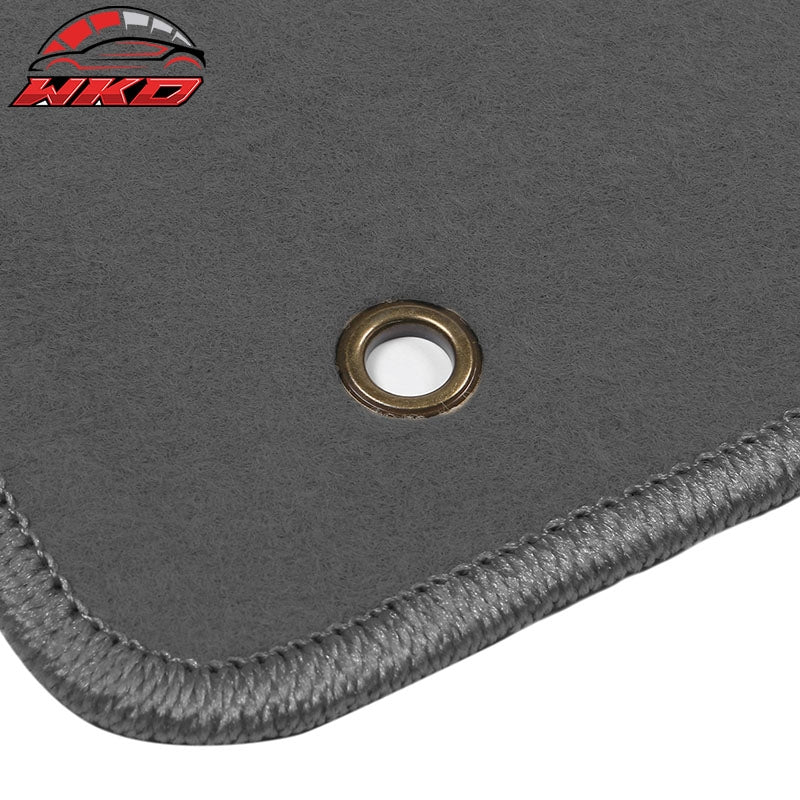 Fits 02-06 Toyota Camry 4PCS Front Rear Auto Floor Mats Liner Carpets Nylon Grey