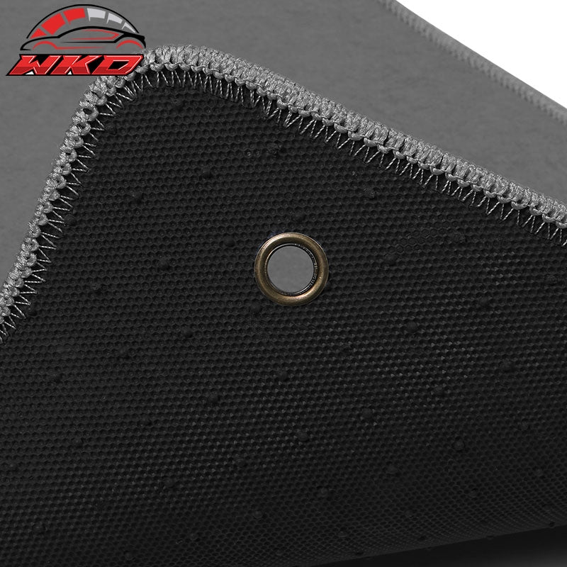 Fits 02-06 Toyota Camry 4PCS Front Rear Auto Floor Mats Liner Carpets Nylon Grey