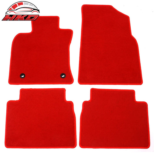Wholesale 18-24 Toyota Camry Car Floor Mats Liner Front Rear Nylon Red Carpets 4PC