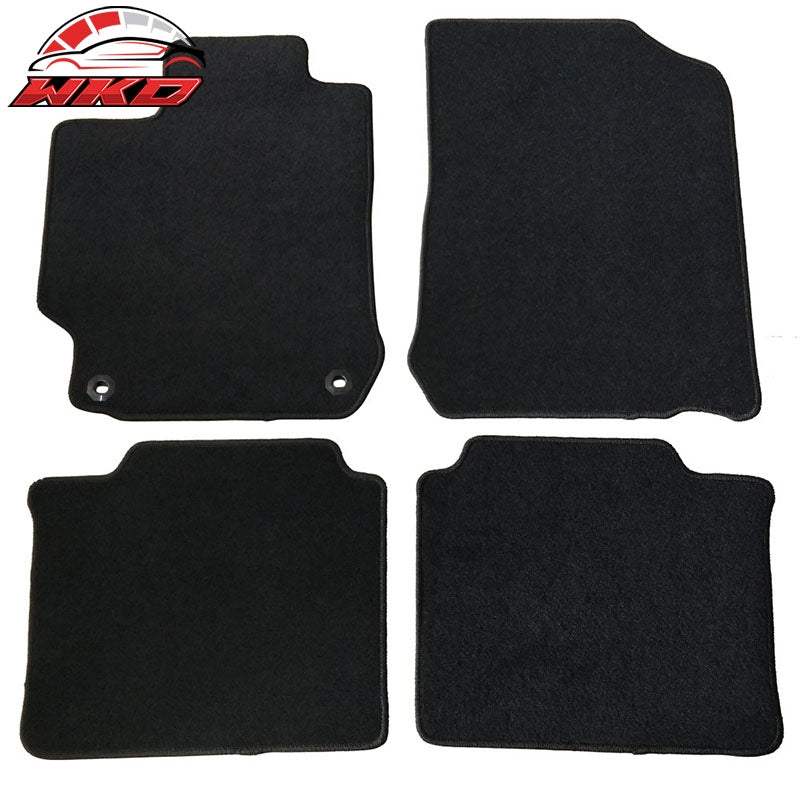 Wholesale 12-17 Toyota Camry Floor Mats Nylon Black Non-Slip Auto Carpets 4Pcs Set